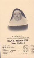 Jeanne (Zuster Mathilde) Danis